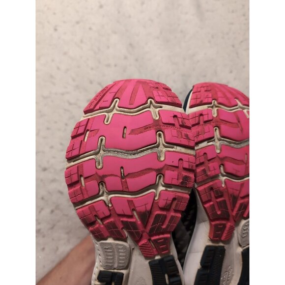 BROOKS WOMENS GHOST 13 1203381B391 REFLECTIVE POND/PINK/ICE RUNNING SHOES Size 7 - Picture 8 of 11